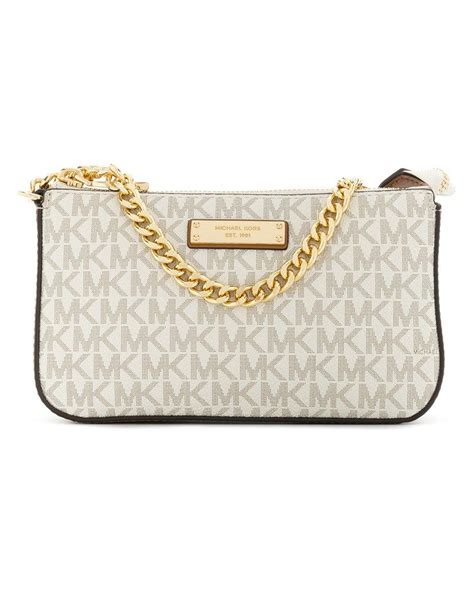 michael kors pouchette|michael kors bag with chain.